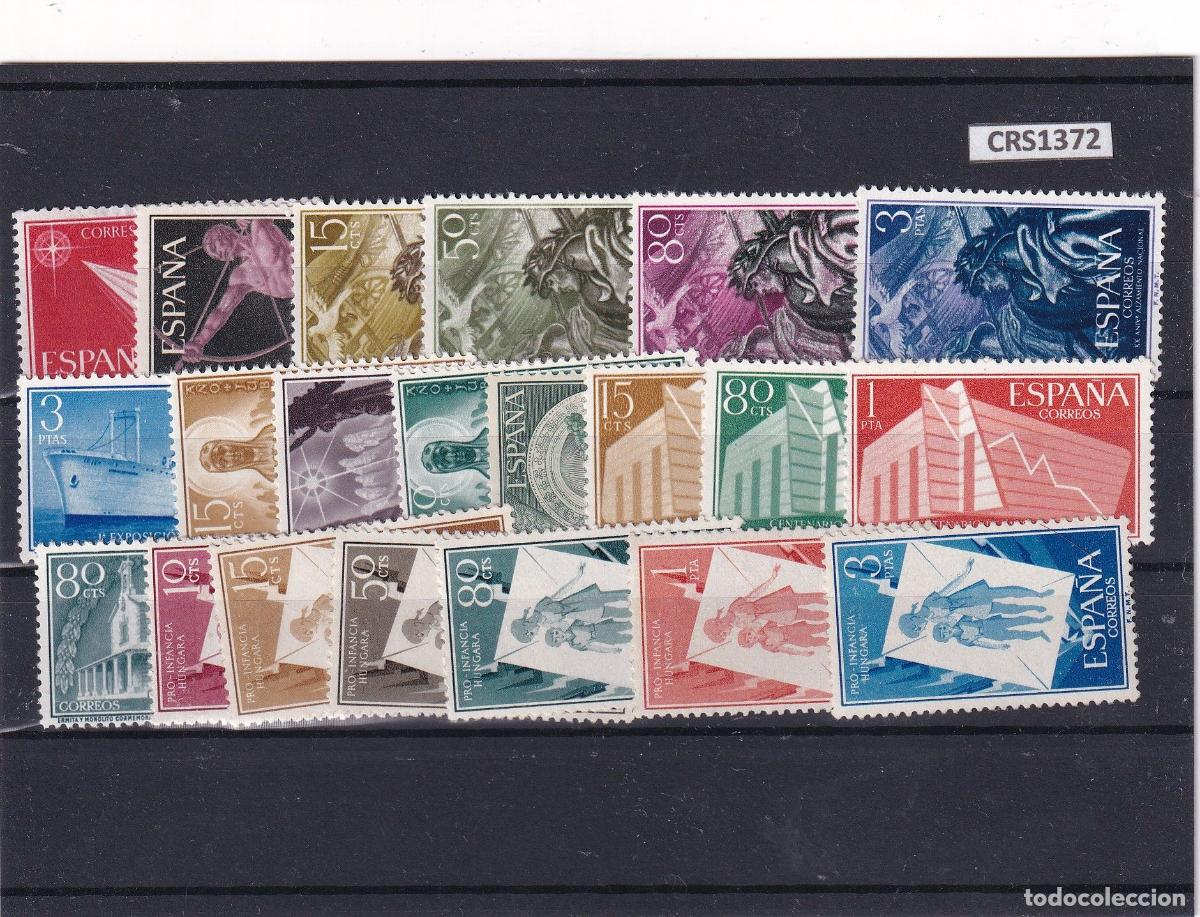 Selos: CRS1372 SELLOS ESPA&Ntilde;A A&Ntilde;O 1956 XX SIN CHARNELA