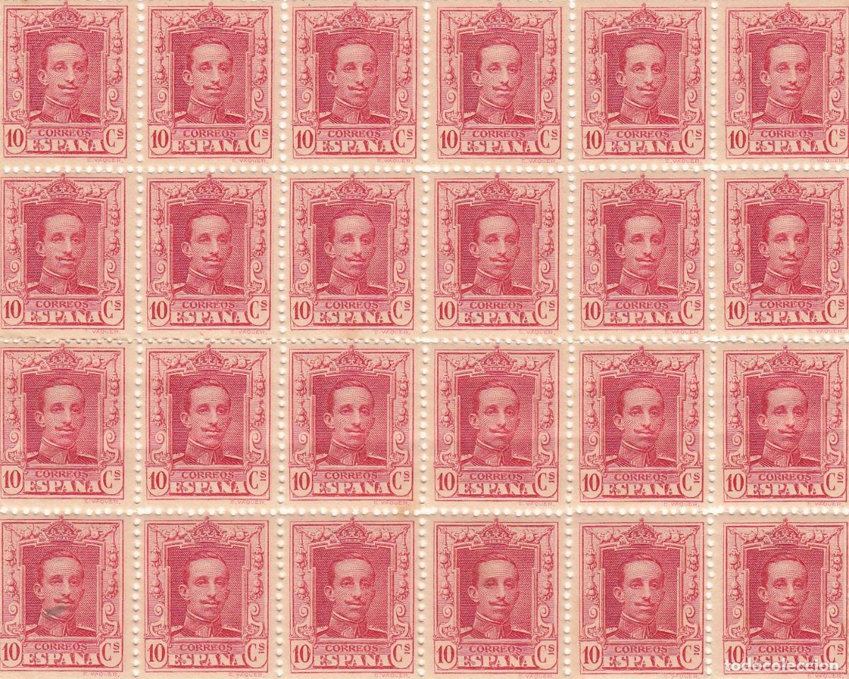 Francobolli: CRS0016 SELLOS N&ordm; CAT 312 BLOQUE DE 24 SELLOS XX