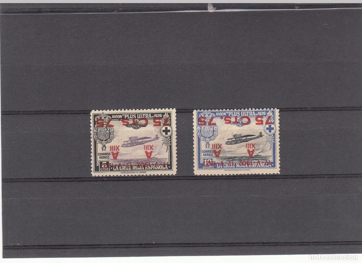 Francobolli: CRS0027 SELLOS N&ordm; CAT 388 HI Y 389 HI X SOBRECARGA INVERTIDA