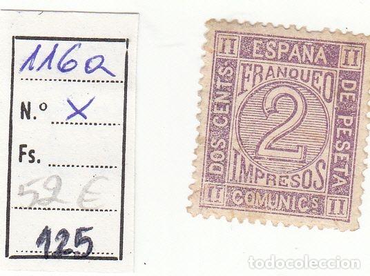 Francobolli: CRS0125 SELLO CAT 116A X VIOLETA EN VEZ DE GRIS