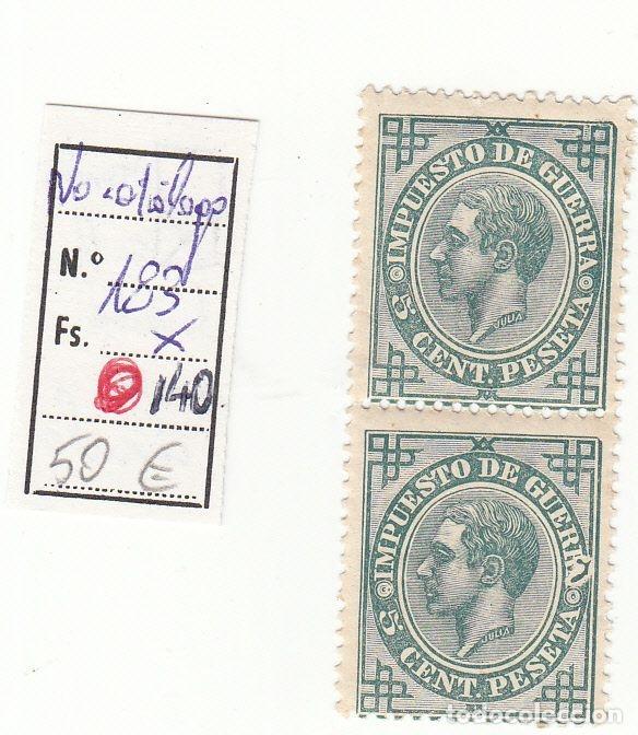 Stamps: CRS0140 PAREJA DE SELLOS NO CATALOGADO 183 X MANDA EN CIRCULO DEL SELLO DE ABAJO