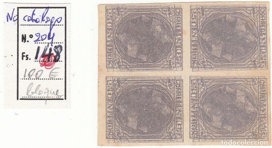 Briefmarken: CRS0148 BLOQUE SELLOS NO CATALOGO 204 SIN DENTAR