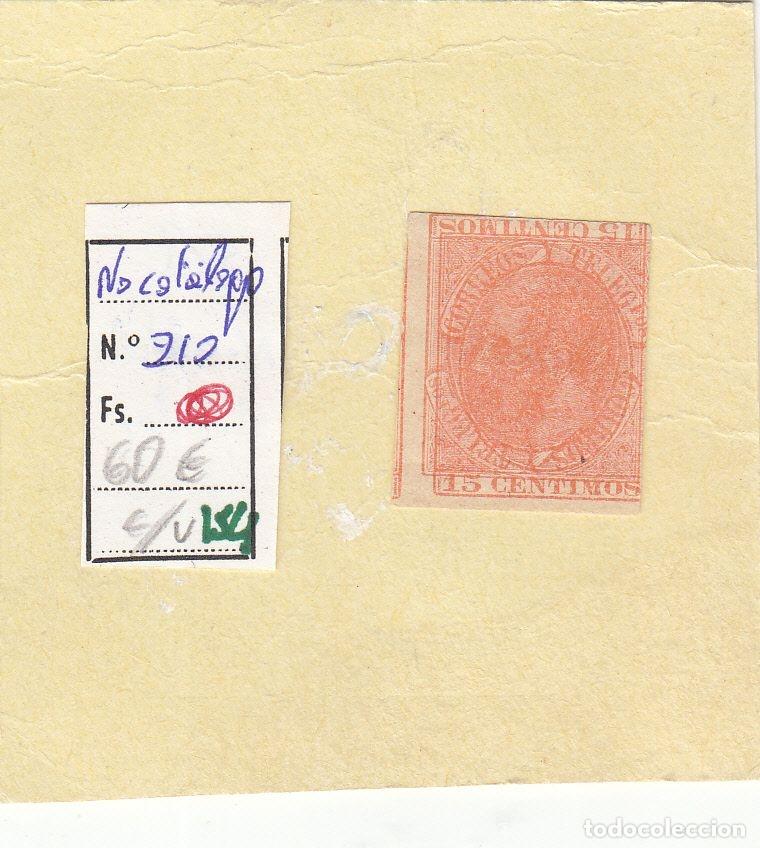 Briefmarken: CRS0154 SELLO NO CATALOGADO 212 SIN DENTAR MACULATURAS DISTINTAS