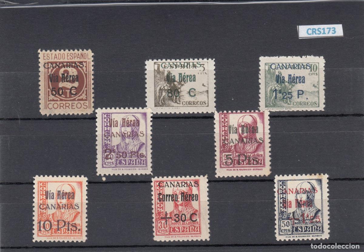 Briefmarken: CRS0173BIS SELLOS ESPA&Ntilde;A (CANARIAS) N.&ordm; CAT 44-51 XX. EL 51 UN PUNTO DE OXIDO