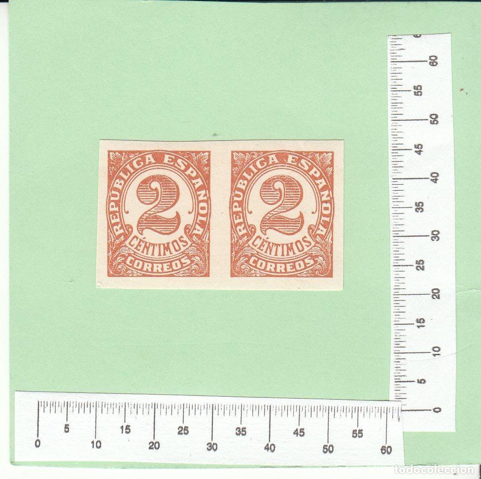 Briefmarken: CRS0298BIS SELLOS N&ordm; CAT 678S XX PAREJA SIN DENTAR