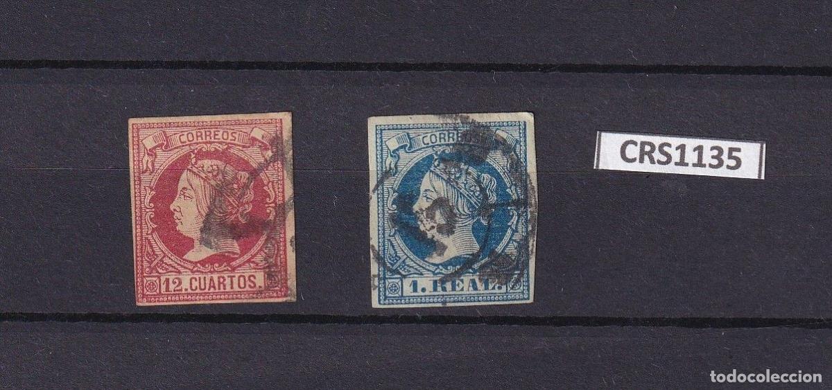 Briefmarken: CRS1135 SELLOS ESPA&Ntilde;A N&ordm; CAT. 53 Y 55 USADOS