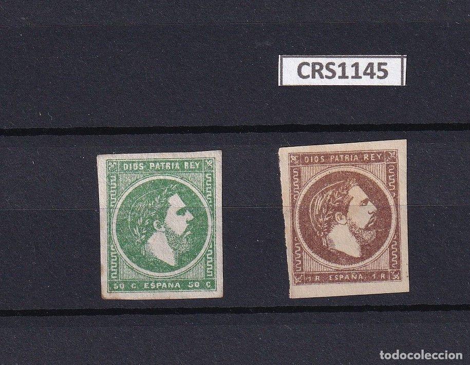 Briefmarken: CRS1145 SELLOS ESPA&Ntilde;A N&ordm; CAT. 160/61 CON CHARNELA