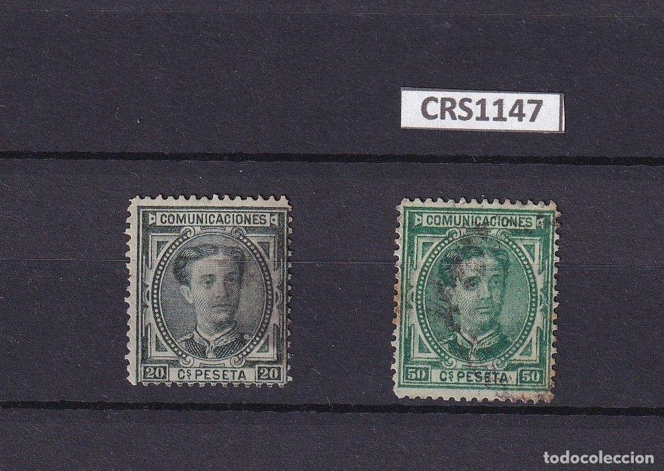 Briefmarken: CRS1147 SELLOS ESPA&Ntilde;A N&ordm; CAT. 176 Y 179 USADOS