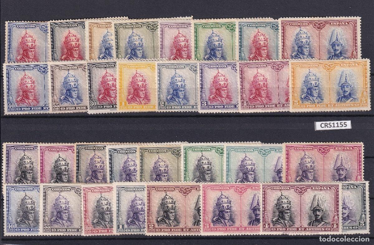 Briefmarken: CRS1155 SELLOS ESPA&Ntilde;A N&ordm; CAT. 402/433 CON CHARNELA