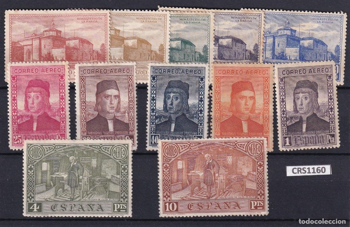 Stamps: CRS1160 SELLOS ESPA&Ntilde;A N&ordm; CAT. 547/58 CON CHARNELA