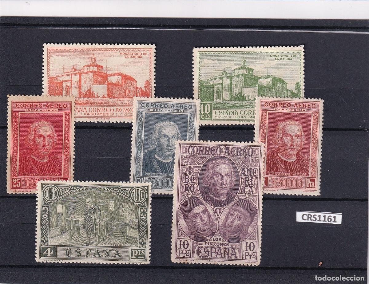 Stamps: CRS1161 SELLOS ESPA&Ntilde;A N&ordm; CAT. 559/65 CON CHARNELA EL N&ordm; 565 SIN GOMA