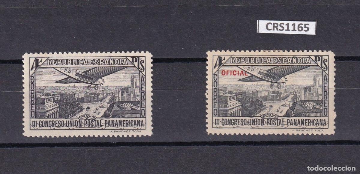 Stamps: CRS1165 SELLOS ESPA&Ntilde;A N&ordm; CAT. 619 Y 635 CON CHARNELA