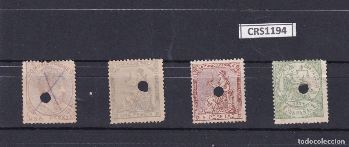 Timbres: CRS1194 SELLOS ESPA&Ntilde;A N&ordm; CAT. 128T, 138T, 139T Y 150T