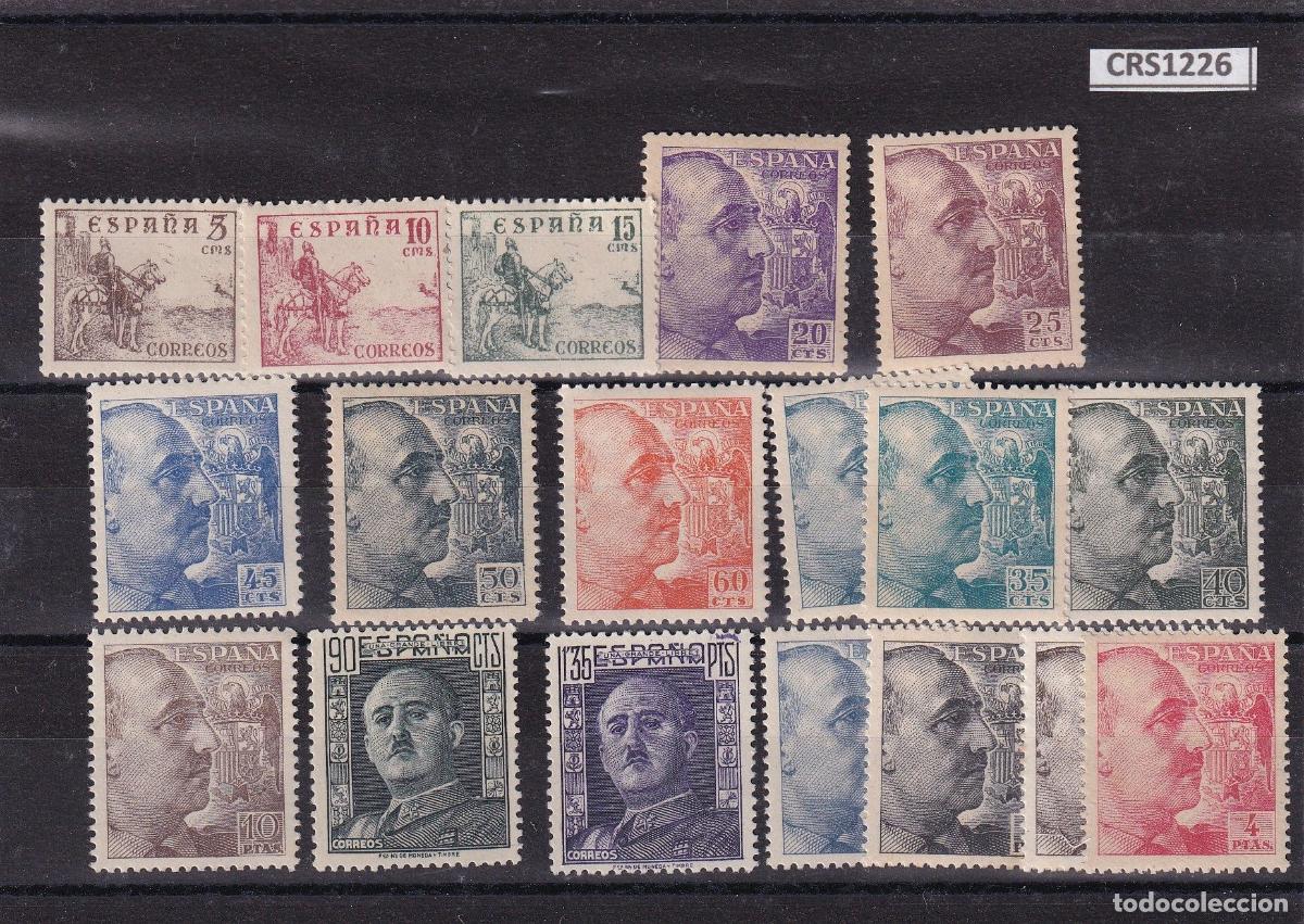 Timbres: CRS1226 SELLOS ESPA&Ntilde;A N&ordm; CAT 1044/61 XX SIN CHARNELA