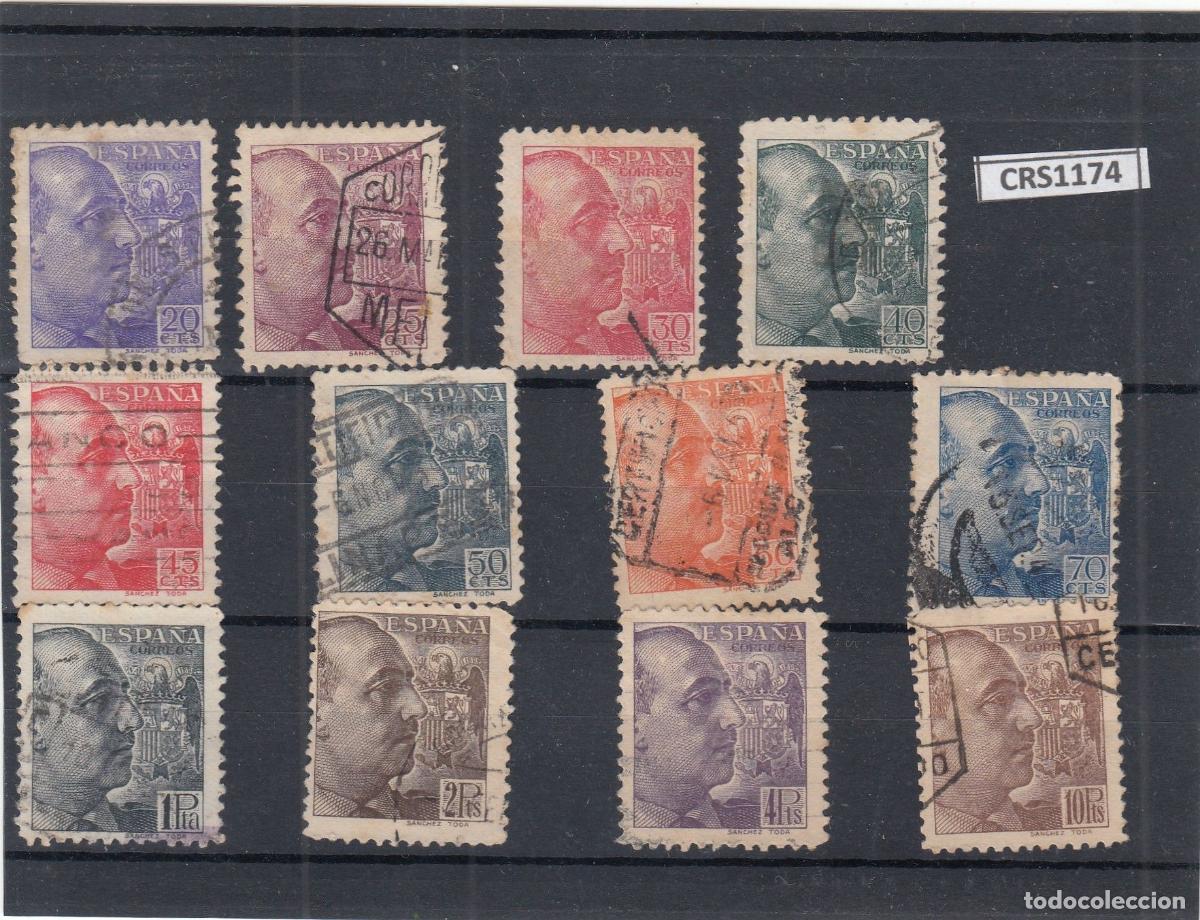 Briefmarken: CRS1174 SELLOS ESPA&Ntilde;A N&ordm; CAT. 867/78 USADOS