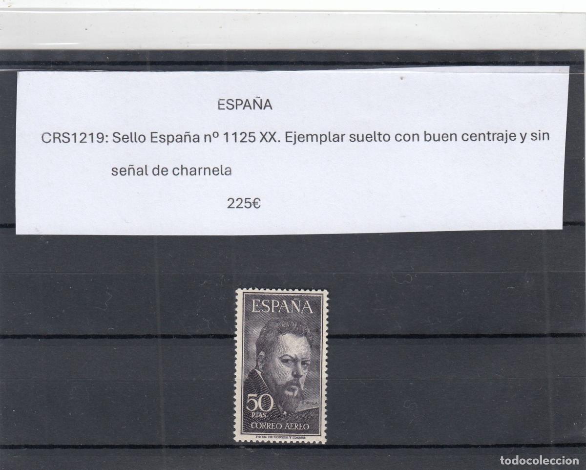 Briefmarken: CRS1219 SELLO ESPA&Ntilde;A N&ordm; CAT 1125 XX SIN CHARNELA