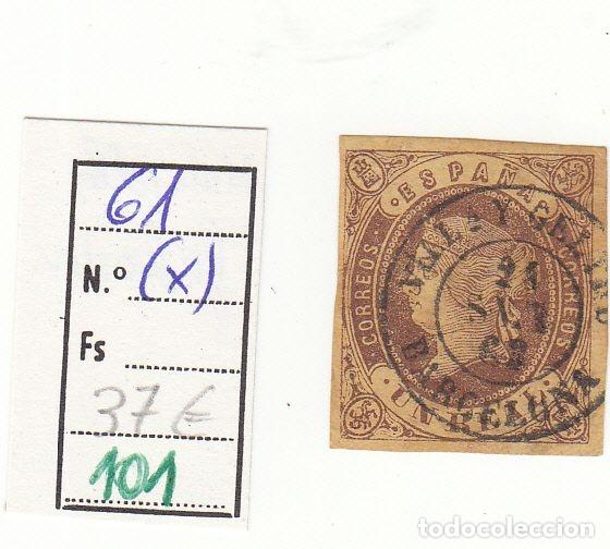 Francobolli: CRSE0101 SELLO ESPA&Ntilde;A VARIANTE 61 X MATASELLO FECHADOR