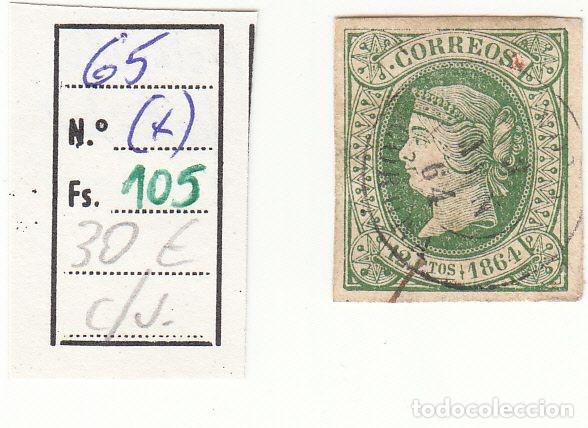 Francobolli: CRSE0105 SELLO ESPA&Ntilde;A VARIANTE 65 X MATASELLO FECHADOR