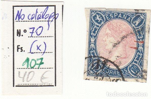 Francobolli: CRSE0107 SELLO ESPA&Ntilde;A VARIANTE NO CATALOGO OVALO DESPLACADO 70 X