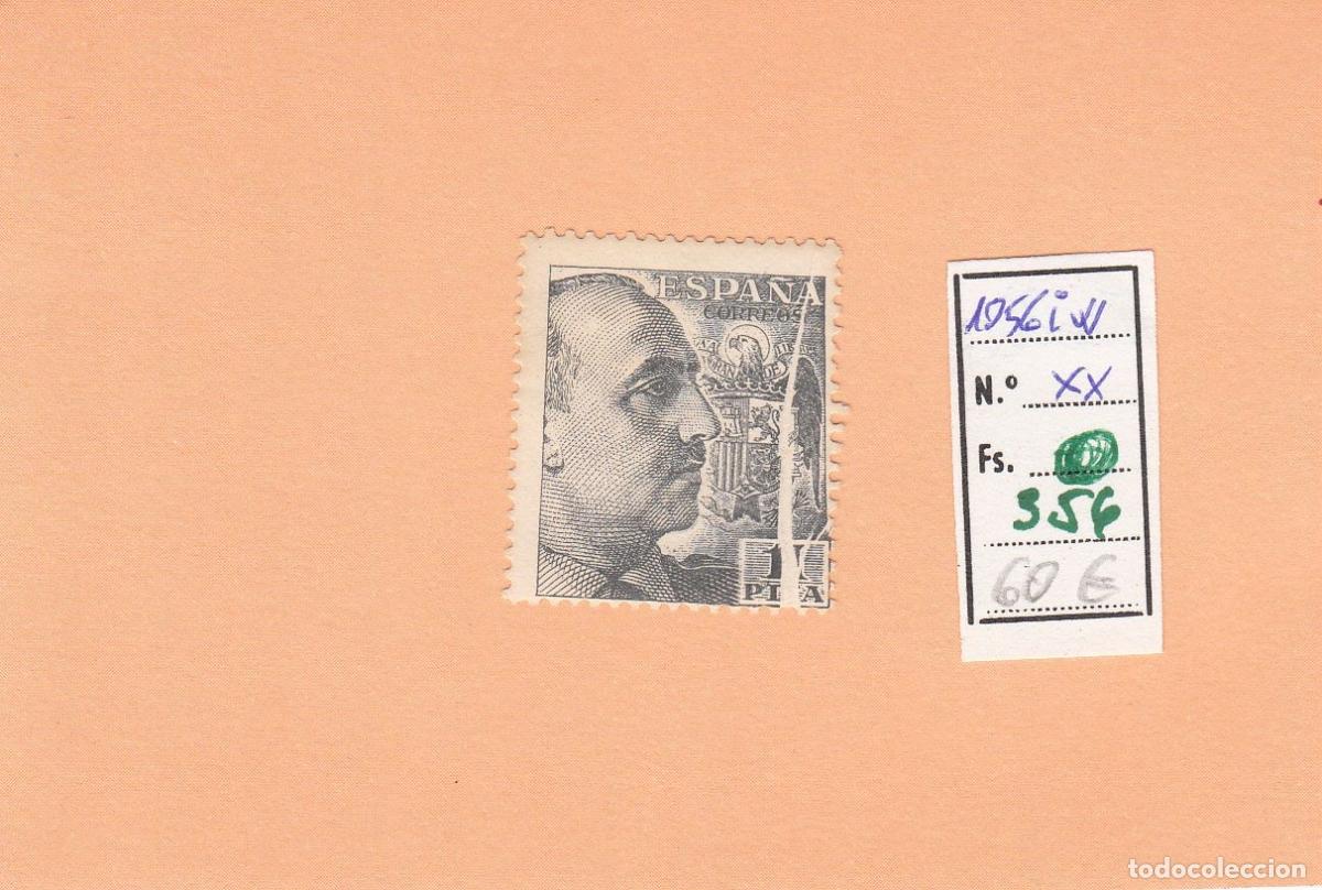 Timbres: CRSE0356 SELLO ESPA&Ntilde;A N&ordm; CAT N&ordm; 1056IW XX FUELLE