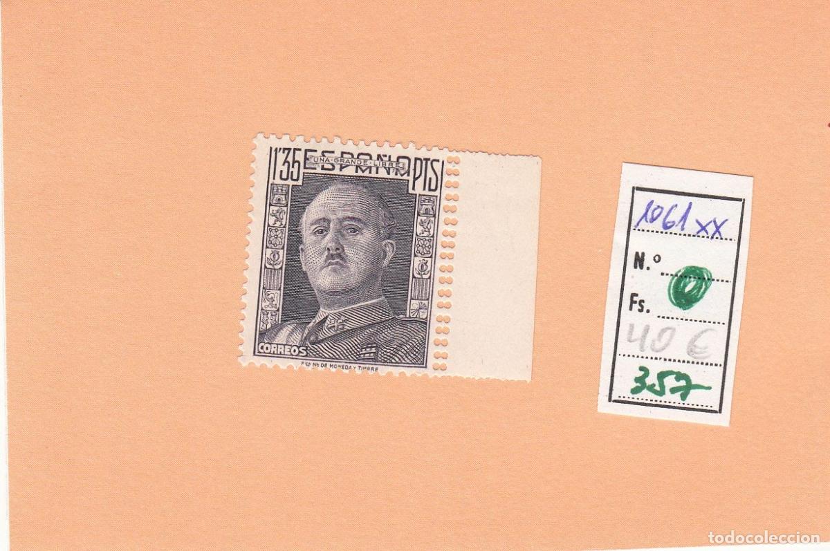 Timbres: CRSE0357 SELLO ESPA&Ntilde;A N&ordm; CAT N&ordm; 1061XX DOBLE DENTADO