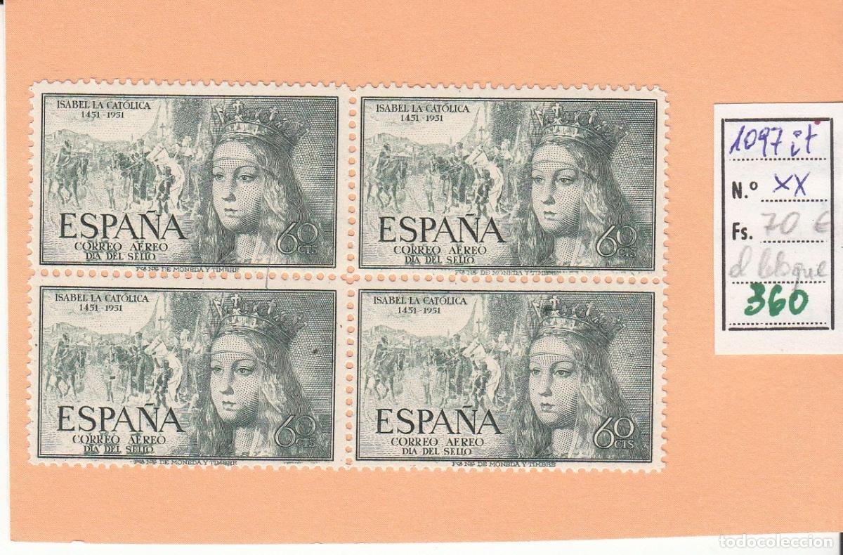 Timbres: CRSE0360 SELLO ESPA&Ntilde;A N&ordm; CAT N&ordm; 1097IF PAJE ERROR