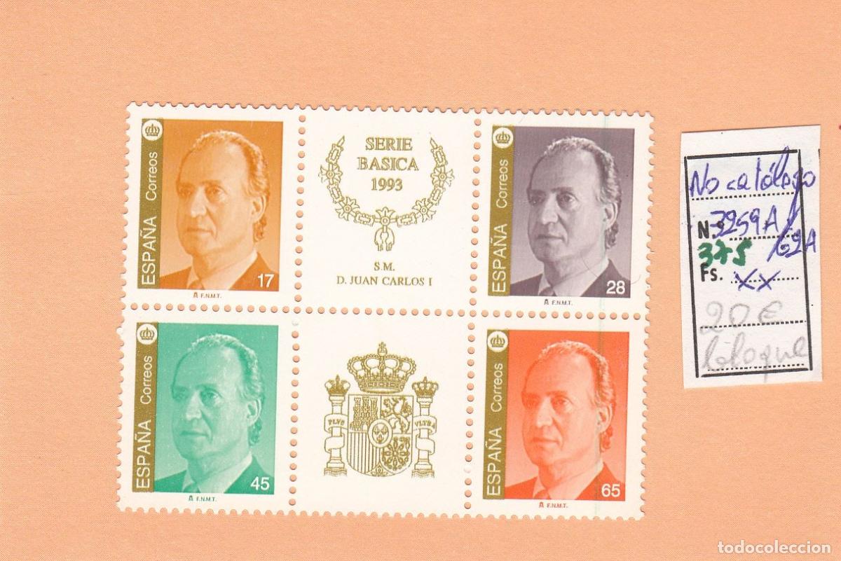 Briefmarken: CRSE0375 SELLO ESPA&Ntilde;A N&ordm; CAT N&ordm; 3259A AL 3262A RAYA VERDE A LA DERECHA