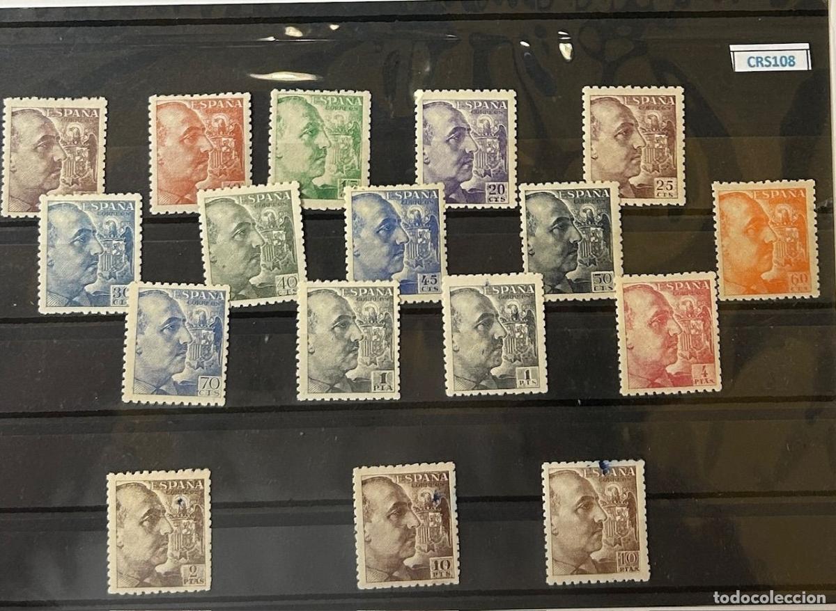 Briefmarken: CRS0108 SELLOS ESPA&Ntilde;A N&ordm; CAT 919-35 XX EXCEPTO EL 934 QUE SI TIENE CHARNELA 130