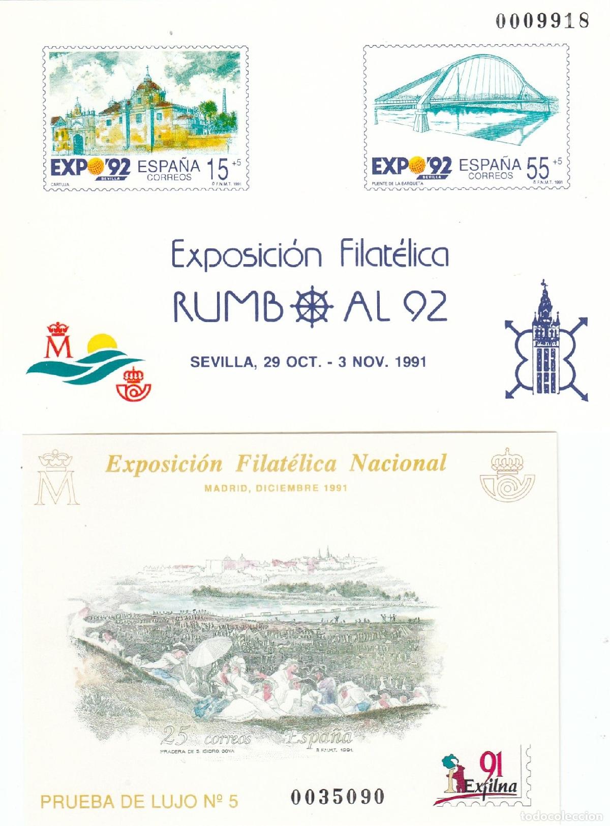 Selos: CRS1477 ESPA&Ntilde;A PRUEBAS DE LUJO. A&ntilde;o 1991 (N&ordm; 23 y 24) completo
