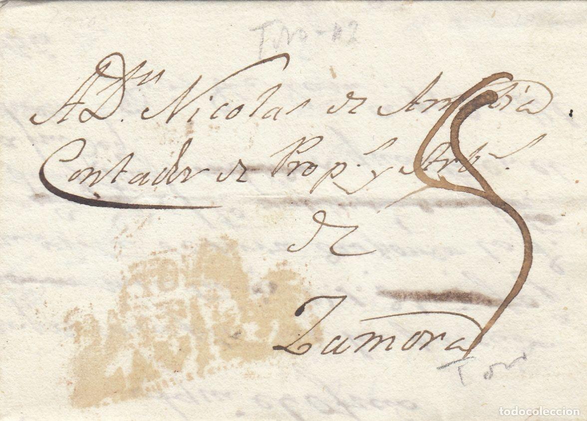 Francobolli: CRCAR014 ESPA&Ntilde;A (PREFILATELIA) FRAGMENTO DE CORTA DE TORO (ZAMORA) A ZAMORA 1836 MARCA 5 PORTEO