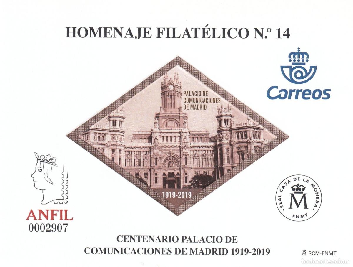 Sellos: CRS1424 ESPA&Ntilde;A HOMENAJE FILATELICO N&ordm; 14. Palacio de Comunicaciones
