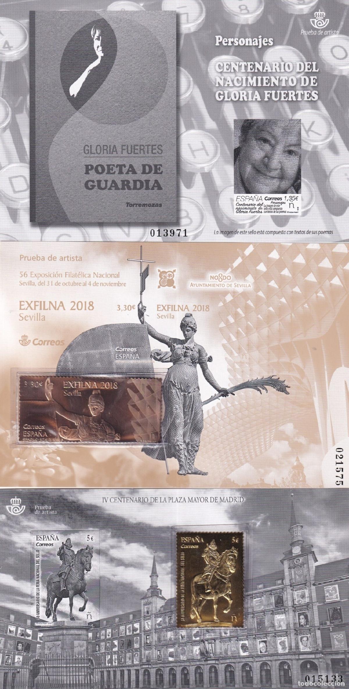 Sellos: CRS1547 ESPA&Ntilde;A PRUEBAS DE LUJO A&Ntilde;O 2018 COMPLETO (N&ordm; 136/140).