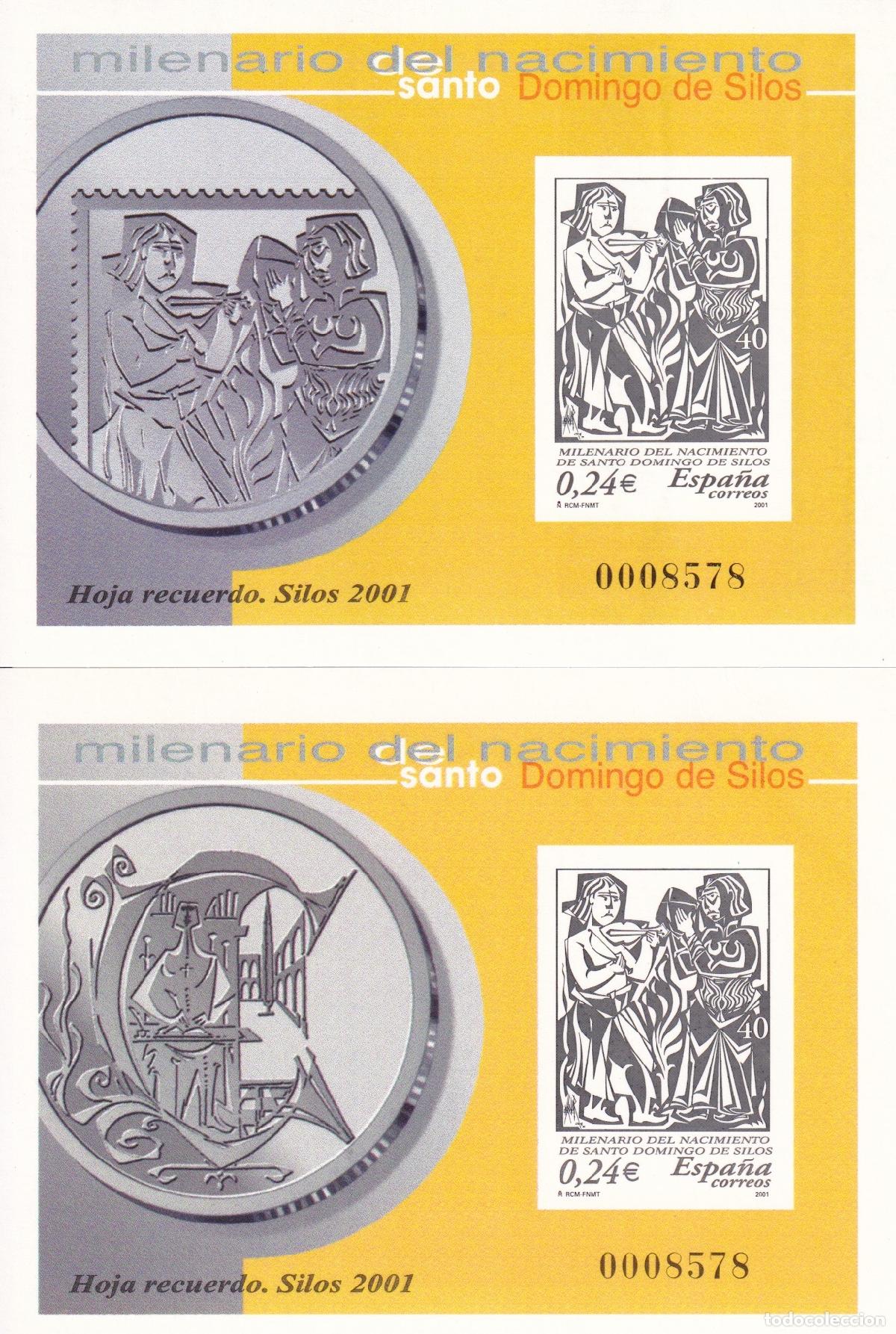 Sellos: CRS1589 ESPA&Ntilde;A N&ordm; 3818/9 SIN DENTAR. A&Ntilde;O 2001. Misma numeraci&oacute;n