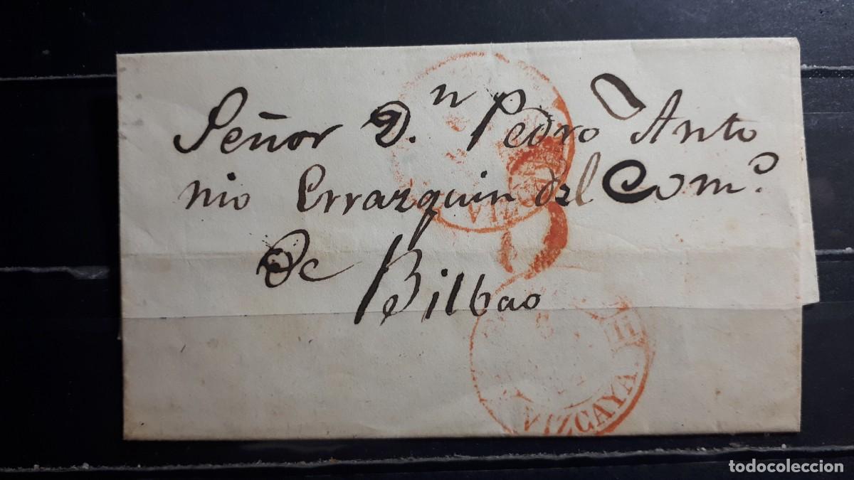 Timbres: Carta circulada de Tolosa a Bilbao. 6 Marzo de 1844.