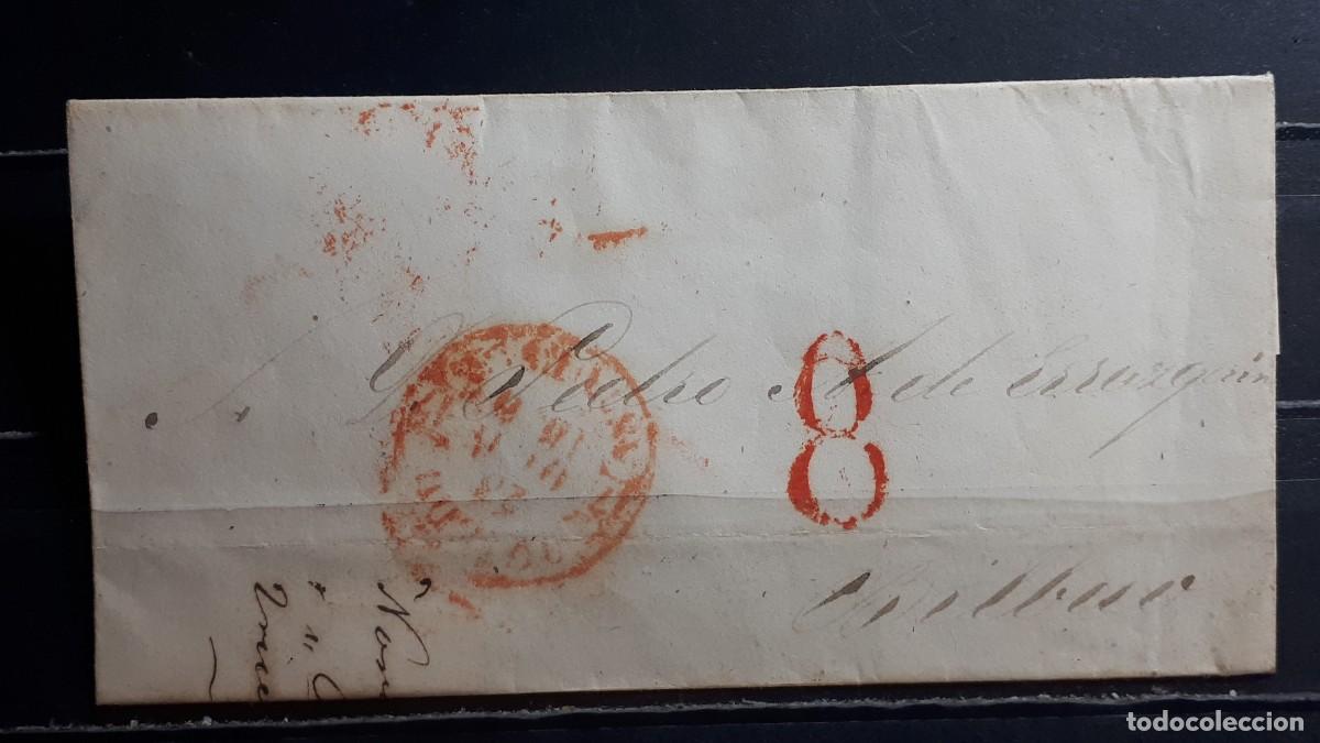 Timbres: Carta circulada de Oviedo a Bilbao. 22 Octubre 1843