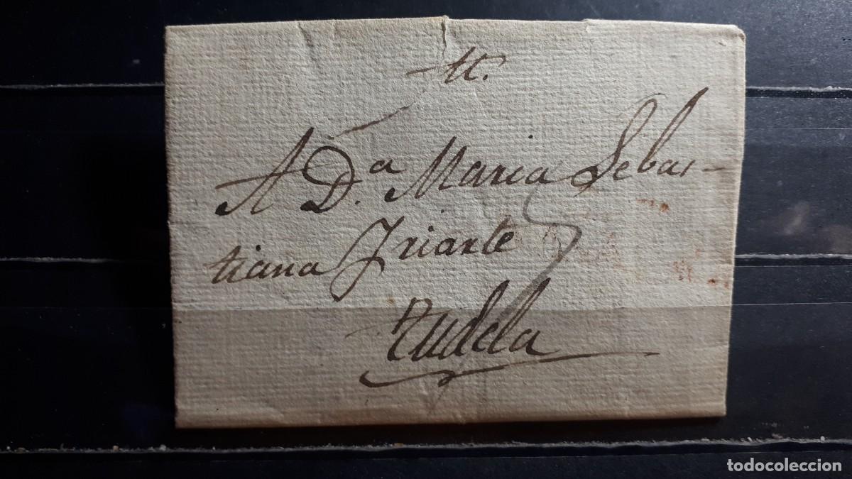 Francobolli: Carta escrita y circulada. De Tafalla a Tudela. 7 Abril 1832