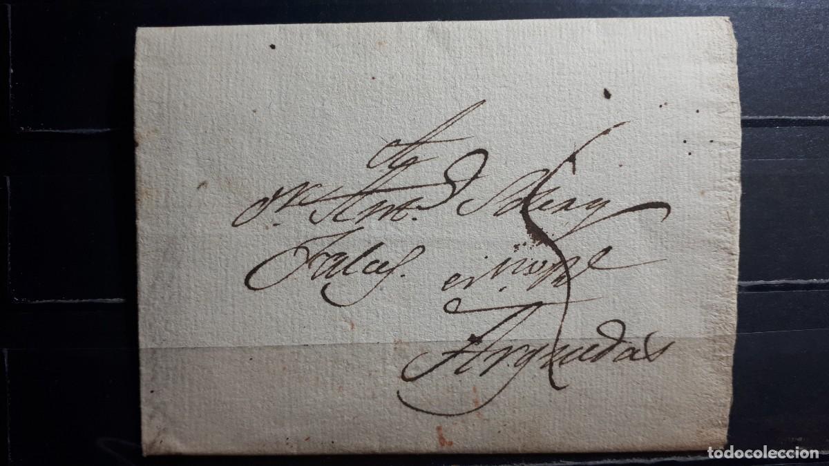 Timbres: Carta escrita y circulada por correo interno. TAFALLA 1832