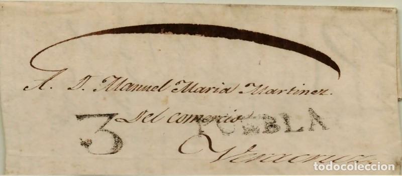 Sellos: FA1186. PREFILATELIA. 1827. Puebla a Veracruz