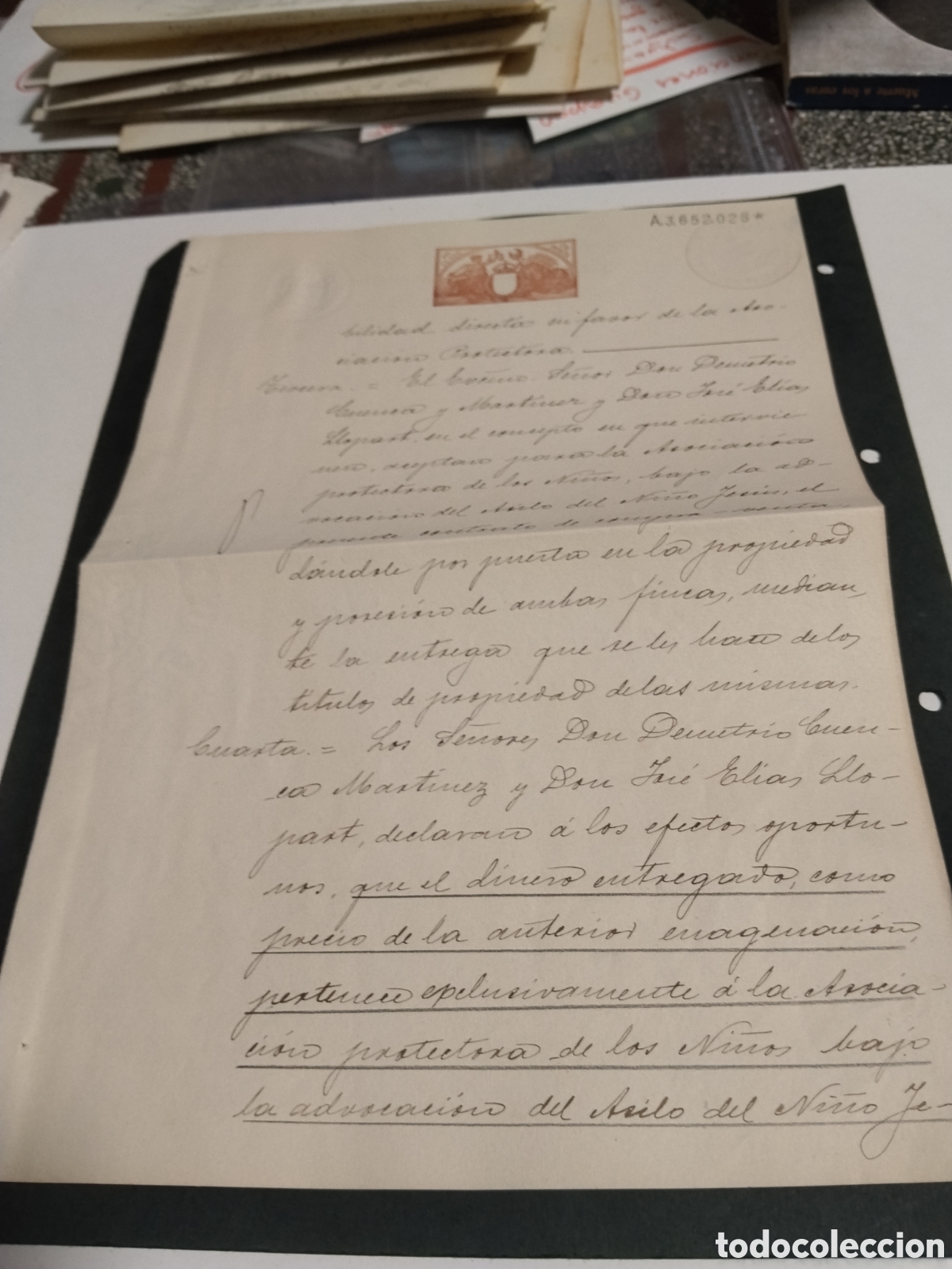 Selos: Prefilatelia Sello Fiscal una peseta