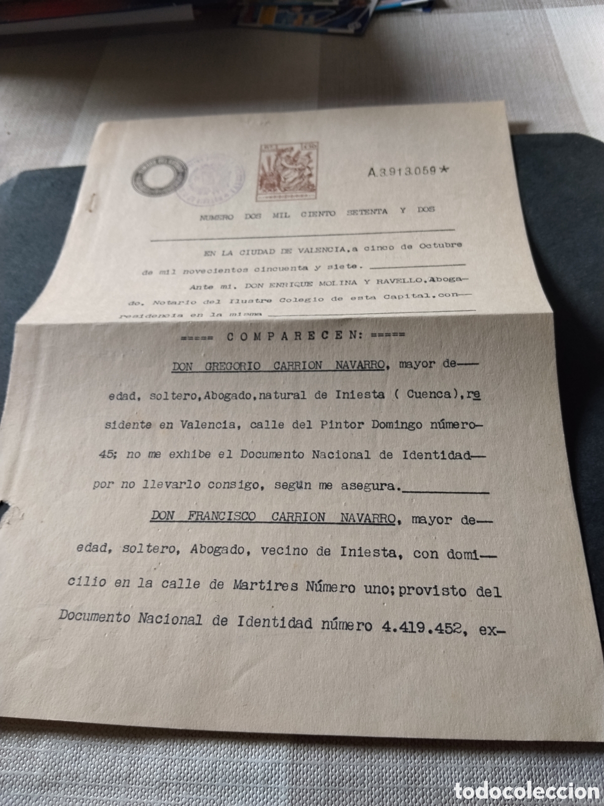Francobolli: Prefilatelia Sello Fiscal 4,50 pesetas