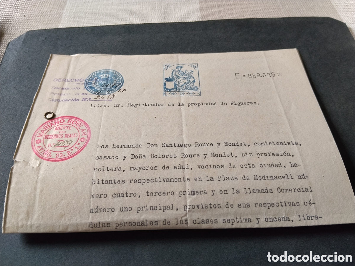 Briefmarken: Prefilatelia 1 peseta cu&ntilde;o Mariano Roglan,Avi&ntilde;o