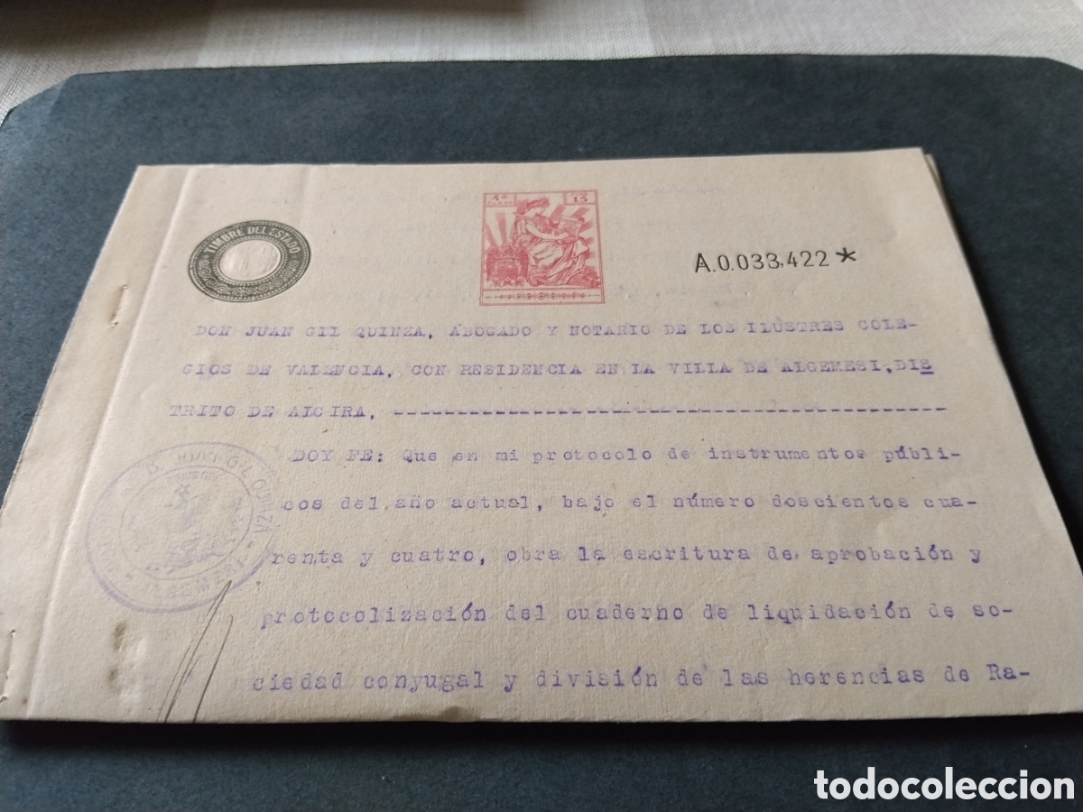 Briefmarken: Prefilatelia 15 pesetas timbre del estado