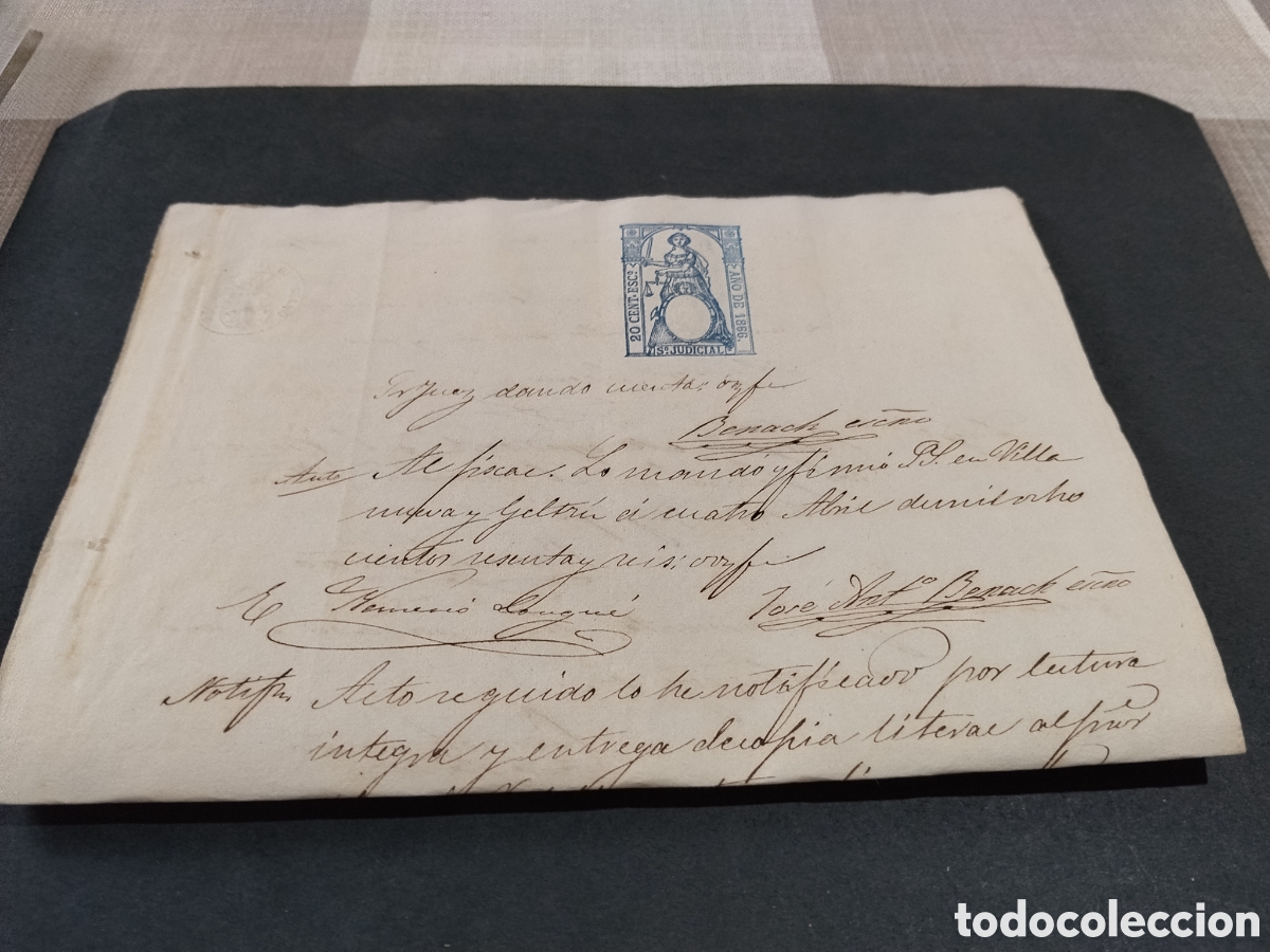 Briefmarken: Prefilatelia 20 c&eacute;ntimos A&ntilde;o 1866