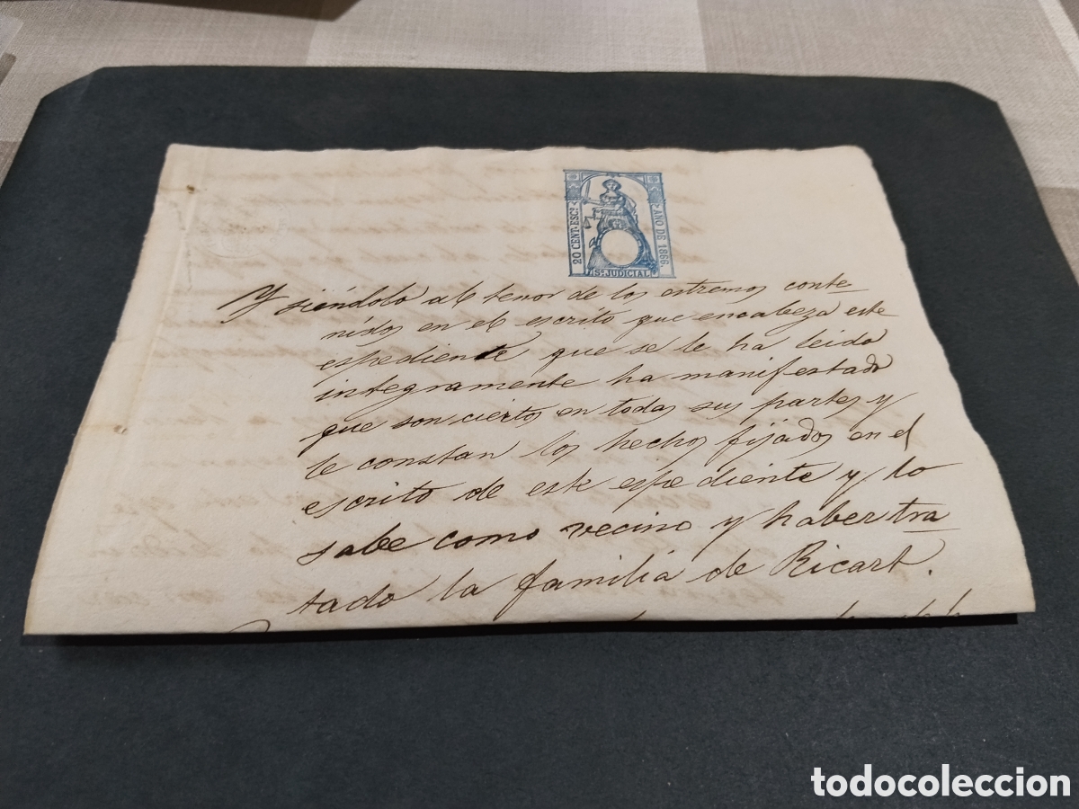 Briefmarken: Prefilatelia 20 c&eacute;ntimos A&ntilde;o 1866