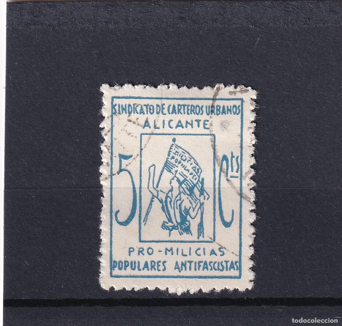 Sellos: CRS1597 ESPA&Ntilde;A LOCALES ALICANTE. Matasellado