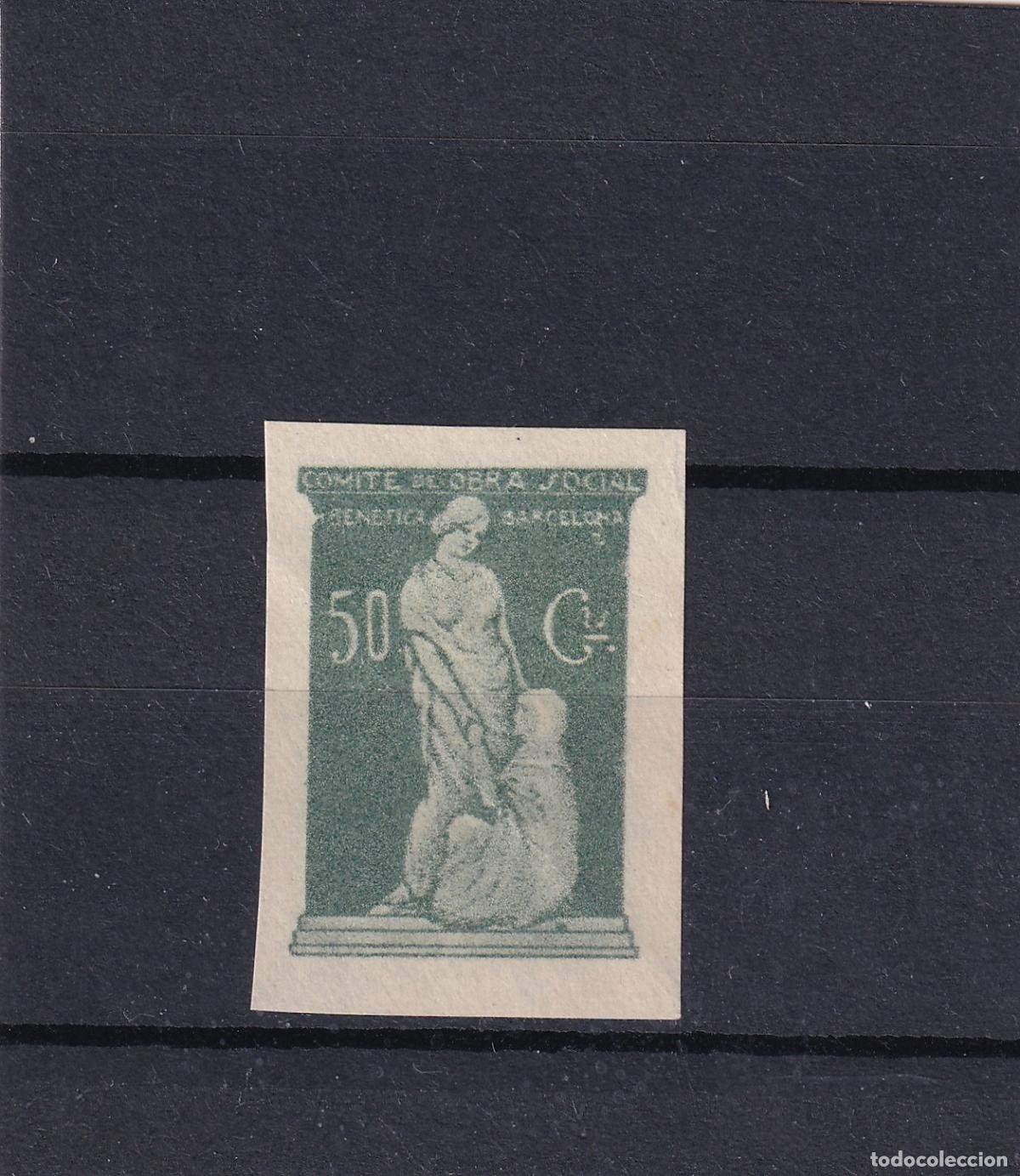Sellos: CRS1600 ESPA&Ntilde;A LOCALES BARCELONA. Allepuz n&ordm; 14S XX. Sin charnela