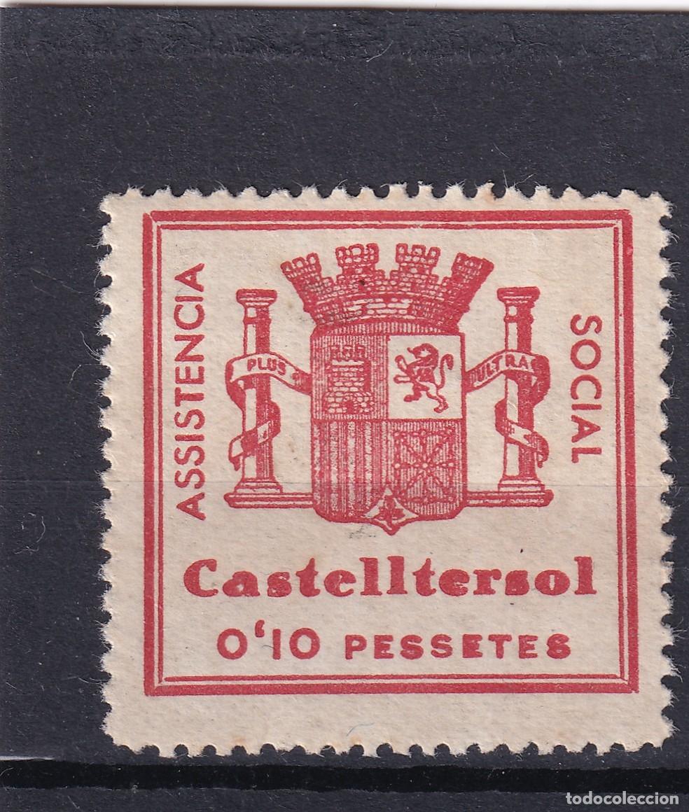 Sellos: CRS1613 ESPA&Ntilde;A LOCALES CASTELLTERSOL (Barcelona). Allepuz n&ordm; 2 XX. Sin charnela