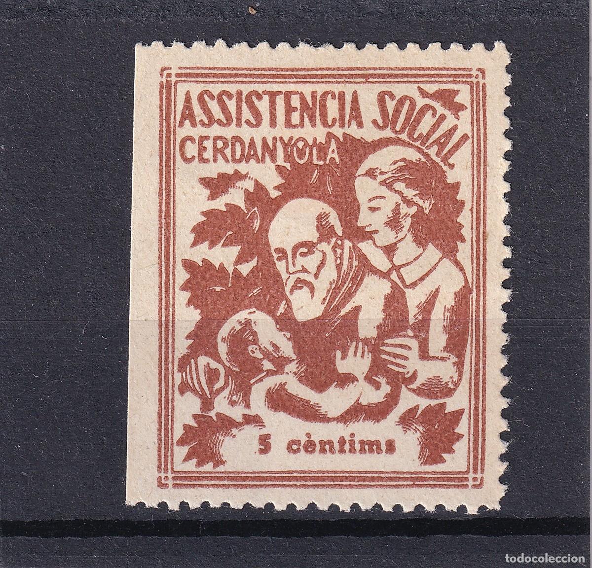 Timbres: CRS1614 ESPA&Ntilde;A LOCALES CERDANYOLA (Barcelona). Allepuz n&ordm; 1 X. Con charnela