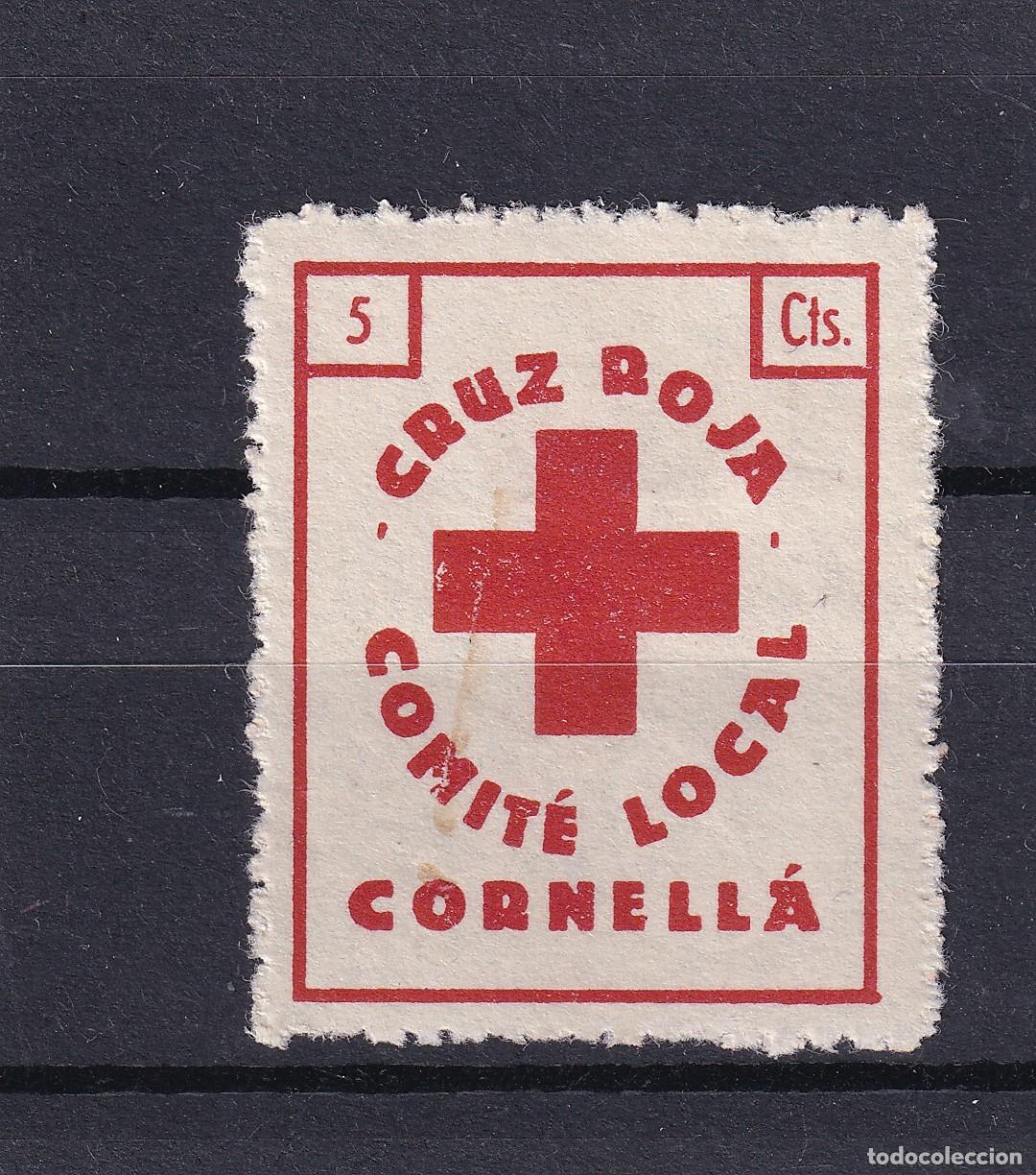 Timbres: CRS1616 ESPA&Ntilde;A LOCALES CORNELLA DE LLOBREGAT (Barcelona). Allepuz n&ordm; 7 X. Con charnela