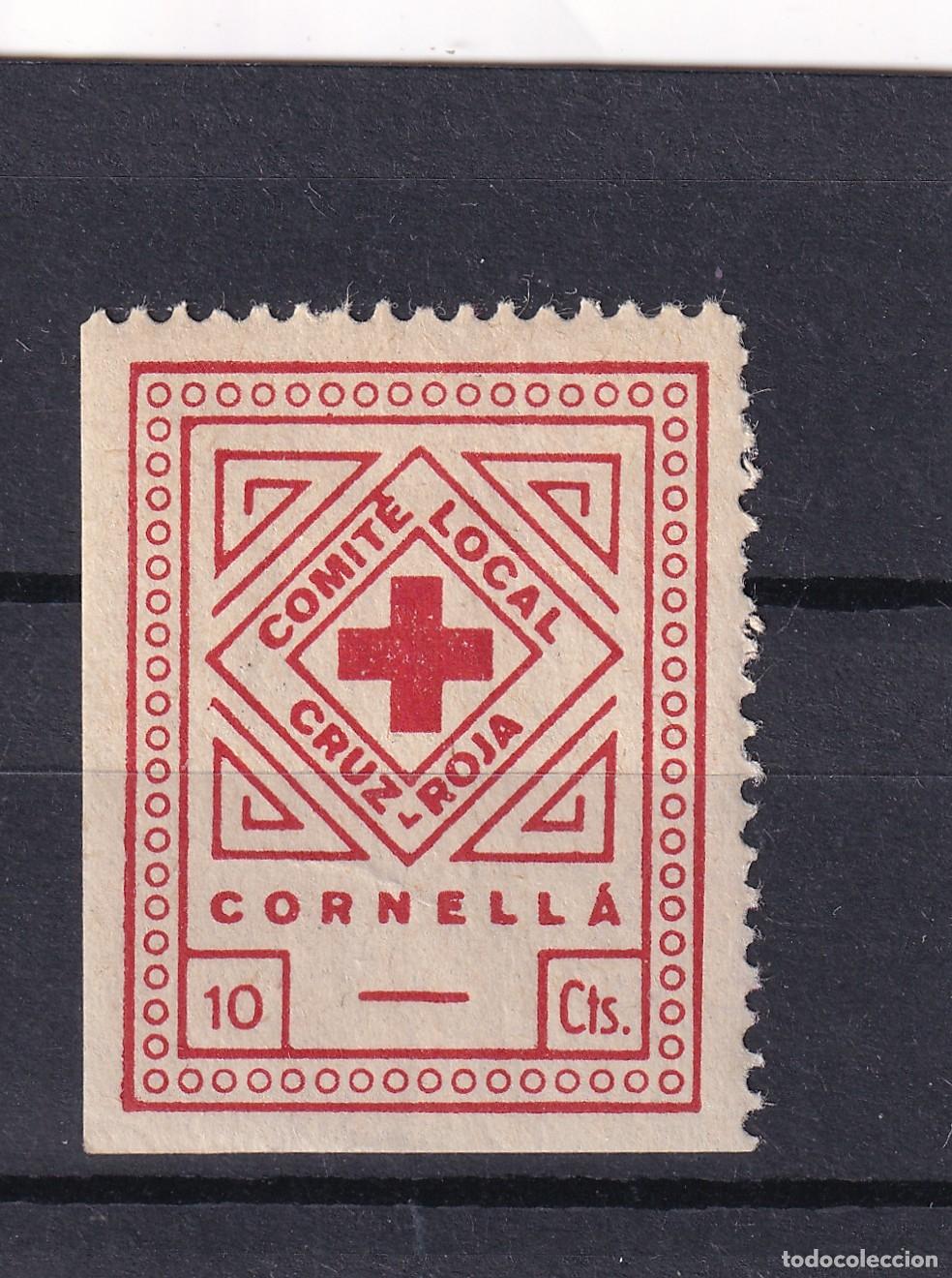 Timbres: CRS1617 ESPA&Ntilde;A LOCALES CORNELLA DE LLOBREGAT (Barcelona). Allepuz n&ordm; 9 X. Con charnela